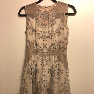 BCBG Cream Dress